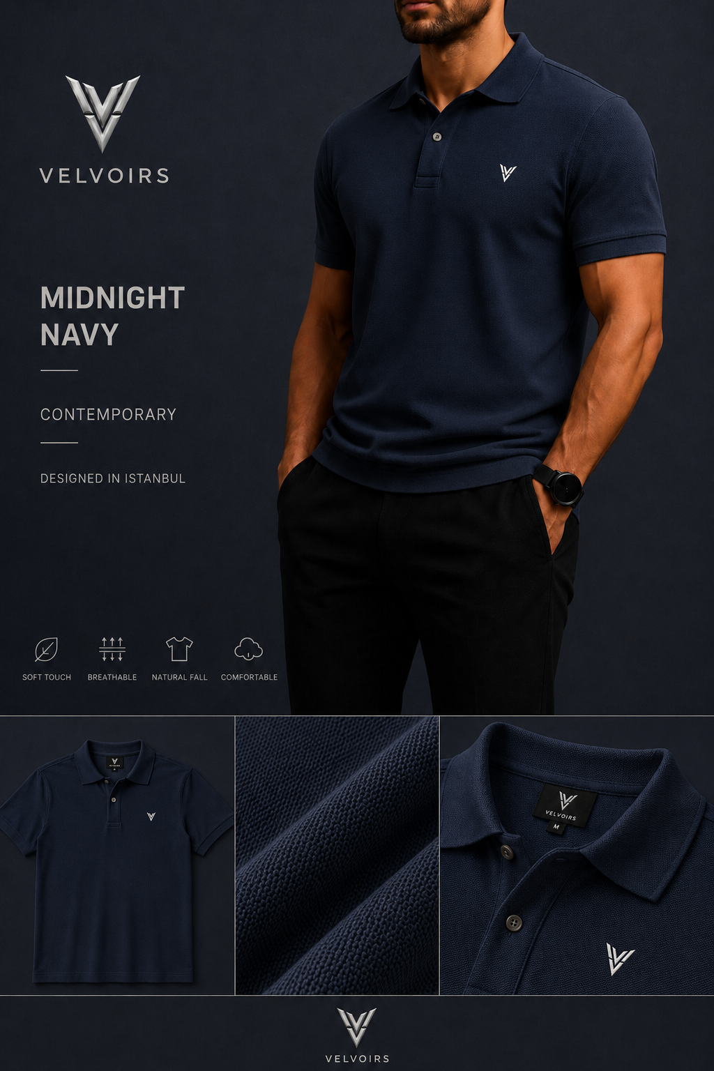 VELVOIRS polo shirt category